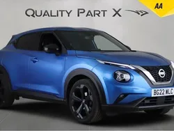 Blue Used 2022 Nissan Juke Tekna SUV | £12,580 (Fair price)
