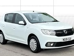 White Used 2019 Dacia Sandero Comfort Hatchback | £6,424 (Fair price)