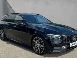 Black Used 2025 Mercedes C43 AMG Premium Plus Estate | £57,199