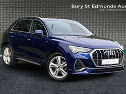 Blue Used 2021 Audi Q3 S-Line SUV | £24,777 (Fair price)
