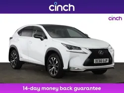White Used 2017 Lexus NX300h Sport Line SUV | £19,299 (Fair price)