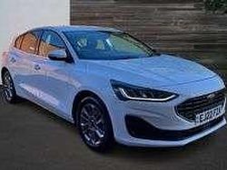 White Used 2022 Ford Focus Titanium Hatchback | £13,666 (Fair price)