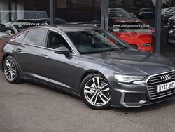 Grey Used 2022 Audi A6 S-Line Sedan | £22,990 (Fair price)