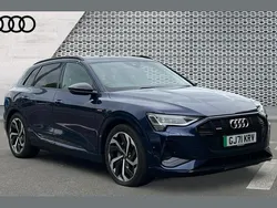 Blue Used 2021 Audi e-tron Black Edition SUV | £28,230 (Fair price)