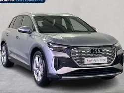 Silver Used 2025 Audi Q4 e-tron S-Line SUV | £39,999 (Fair price)