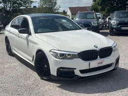 White Used 2018 BMW 520 M Sport Sedan | £13,795 (Fair price)