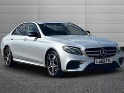 Iridium silver Used 2019 Mercedes E300 AMG Line Premium Sedan | £19,895 (Fair price)
