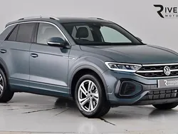 Petrol blue Used 2025 VW T-Roc R-line SUV | £28,950 (Fair price)