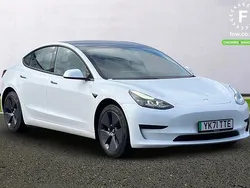White Used 2021 Tesla Model 3 Standard Range Sedan | £15,899 (Fair price)