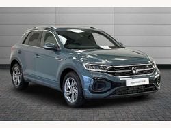 Petrol blue Used 2025 VW T-Roc R-line SUV | £27,990 (Fair price)