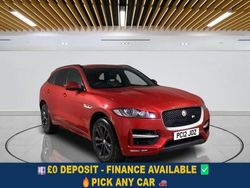 Red Used 2017 Jaguar F-Pace R-Sport SUV | £12,699 (Good price)
