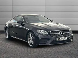 Black Used 2020 Mercedes E300 AMG Line Premium Coupe | £27,550 (A bit pricey)
