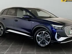 Blue Used 2022 Audi Q4 e-tron S-Line SUV | £27,895 (Super price)