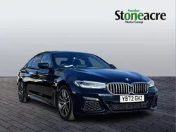 Black Used 2022 BMW 530e M Sport Sedan | £25,500 (Fair price)