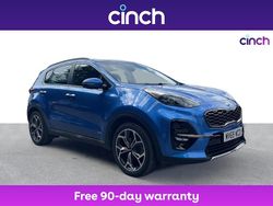 Blue Used 2019 Kia Sportage GT-Line SUV | £16,549 (A bit pricey)