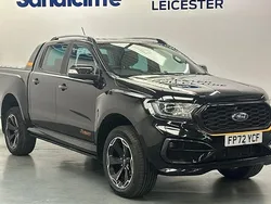 Mica shadow black Used 2022 Ford Ranger Wildtrack Pickup | £23,900 (Fair price)