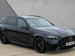 Black Used 2024 Mercedes C63S AMG Premium Plus Estate | £69,995 (Fair price)