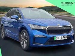 Blue Used 2023 Skoda Enyaq iV ecoSuite SUV | £27,796 (Fair price)