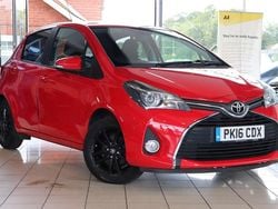 Red Used 2016 Toyota Yaris Hatchback | £9,010 (Fair price)