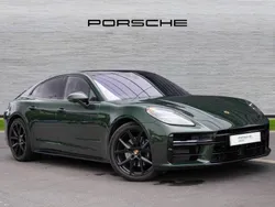 Oak green metallic neo Used 2024 Porsche Panamera 4 Sedan | £93,850 (Fair price)