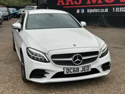 White Used 2018 Mercedes C180 AMG line Coupe | £17,995 (A bit pricey)