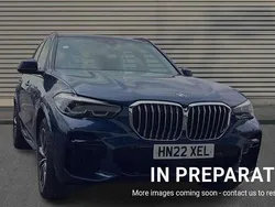 Blue Used 2022 BMW X5 M Sport SUV | £40,091 (Good price)