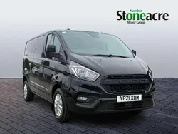 Black Used 2021 Ford Transit Custom Limited Van | £17,388 (Good price)