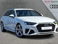 White Used 2022 Audi A4 S-Line Estate | £24,791 (Good price)