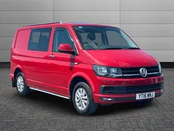 Cherry red Used 2016 VW T6 Highline Van | £26,995 (Good price)