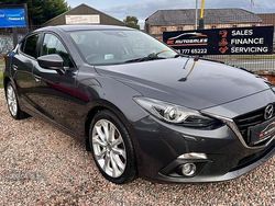 Grey Used 2015 Mazda 3 Inclusive Sedan | £4,950 (Fair price)