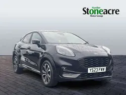 Black Used 2023 Ford Puma ST-Line SUV | £15,497 (Fair price)