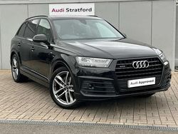Orca black metallic Used 2019 Audi Q7 Black Edition SUV | £30,985