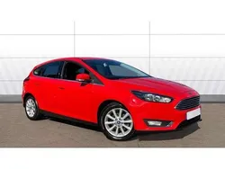 Red Used 2016 Ford Focus Titanium Hatchback | £7,403 (Good price)
