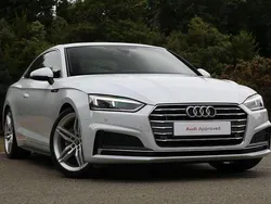 White Used 2020 Audi A5 S-Line Coupe | £17,995 (Super price)
