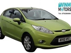 Green Used 2010 Ford Fiesta Zetec Hatchback | £2,895 (Fair price)