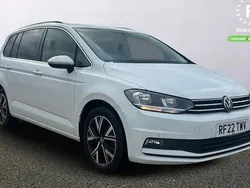 White Used 2022 VW Touran SEL MPV | £21,699 (A bit pricey)