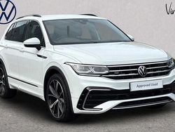 White Used 2022 VW Tiguan R-line SUV | £30,211 (A bit pricey)