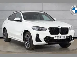 White Used 2024 BMW X4 M Sport SUV | £50,888 (Good price)