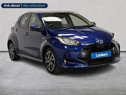 Blue Used 2021 Toyota Yaris Hybrid Design Hatchback | £14,999 (Fair price)