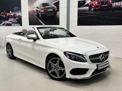 White Used 2017 Mercedes C200 AMG line Cabriolet | £17,490 (Fair price)