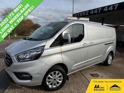 Silver Used 2022 Ford Transit Custom Limited Van | £18,990 (Good price)