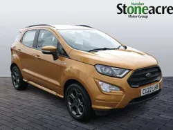 Yellow Used 2022 Ford Ecosport ST-Line SUV | £13,195 (Fair price)