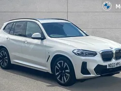 Mineral white metallic Used 2022 BMW iX3 M Sport SUV | £27,936 (Fair price)