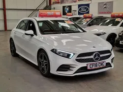 White Used 2018 Mercedes A200 AMG Line Premium Hatchback | £14,495 (Fair price)