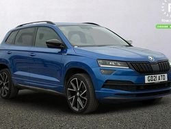 Blue Used 2021 Skoda Karoq SportLine SUV | £19,299 (Fair price)