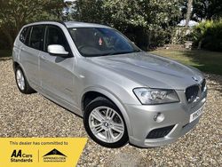 Silver Used 2013 BMW X3 M Sport SUV | £9,795 (Fair price)