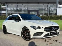 White Used 2023 Mercedes CLA220 Shooting Brake AMG Line Premium Plus Estate | £28,385 (Fair price)