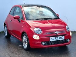 Red Used 2022 Fiat 500 Dolcevita Hatchback | £10,798
