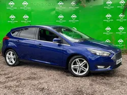Blue Used 2017 Ford Focus Titanium Hatchback | £5,699 (Good price)