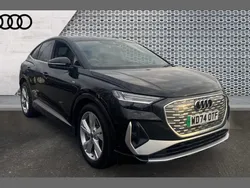 Black Used 2024 Audi Q4 Sportback e-tron S-Line SUV | £36,014